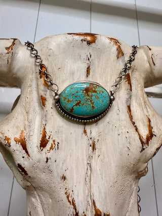 Number 8 River Rock Necklace