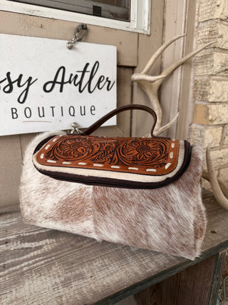 Ranch Hand Toiletry Bag ~ Cowhide