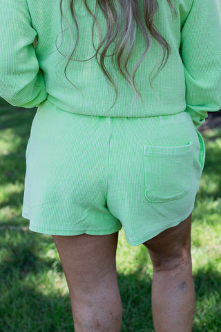 Corded Short ~ Cactus Cool