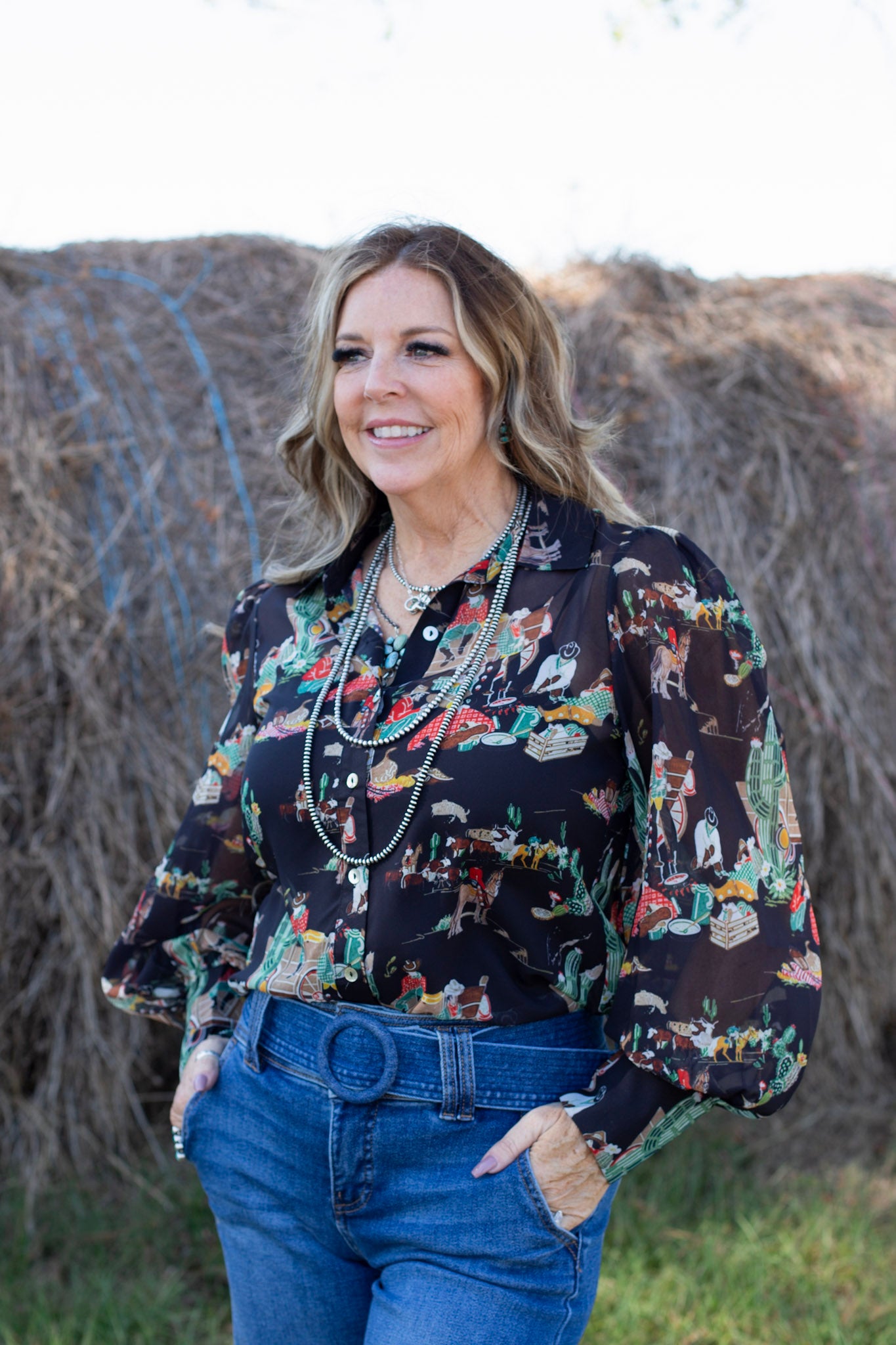 Wagon Trail Chic Blouse