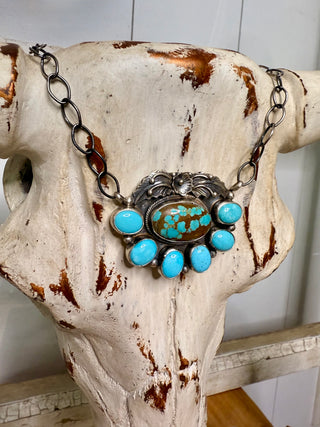 Number 8 Wildflower Cluster Necklace