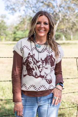 Wild Range Horse Sweater