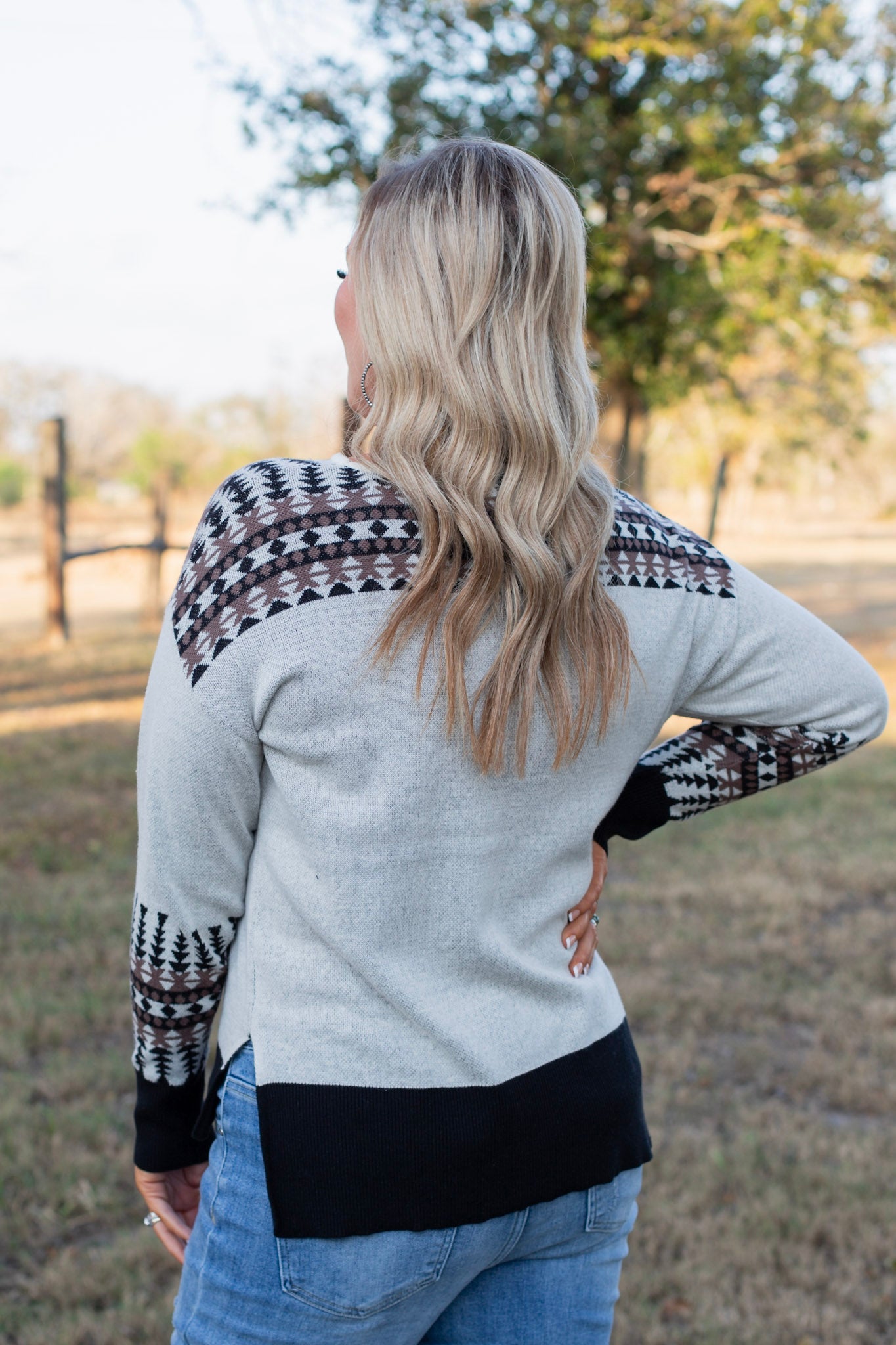 Ranchland Sweater ~ Black