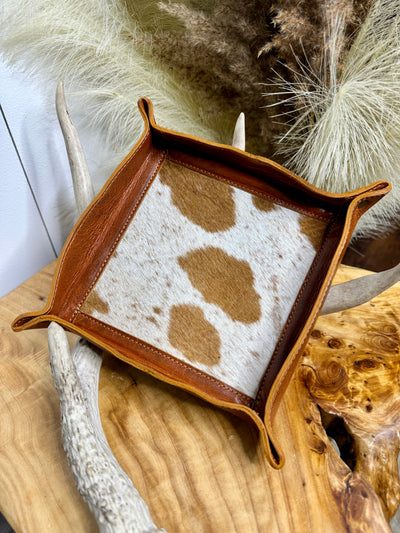 Cowhide Catchall ~ Saddle