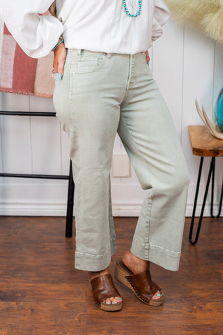 Pistachio Pop Jeans