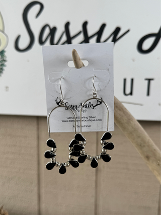 The Valarie Earrings ~ Onyx