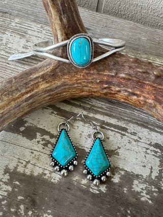 Yuma Earrings ~ Turquoise