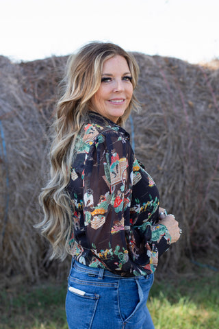 Wagon Trail Chic Blouse