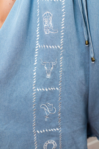 Dusty Trails Romper