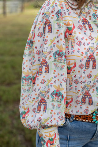 Catchin' Hearts Blouse