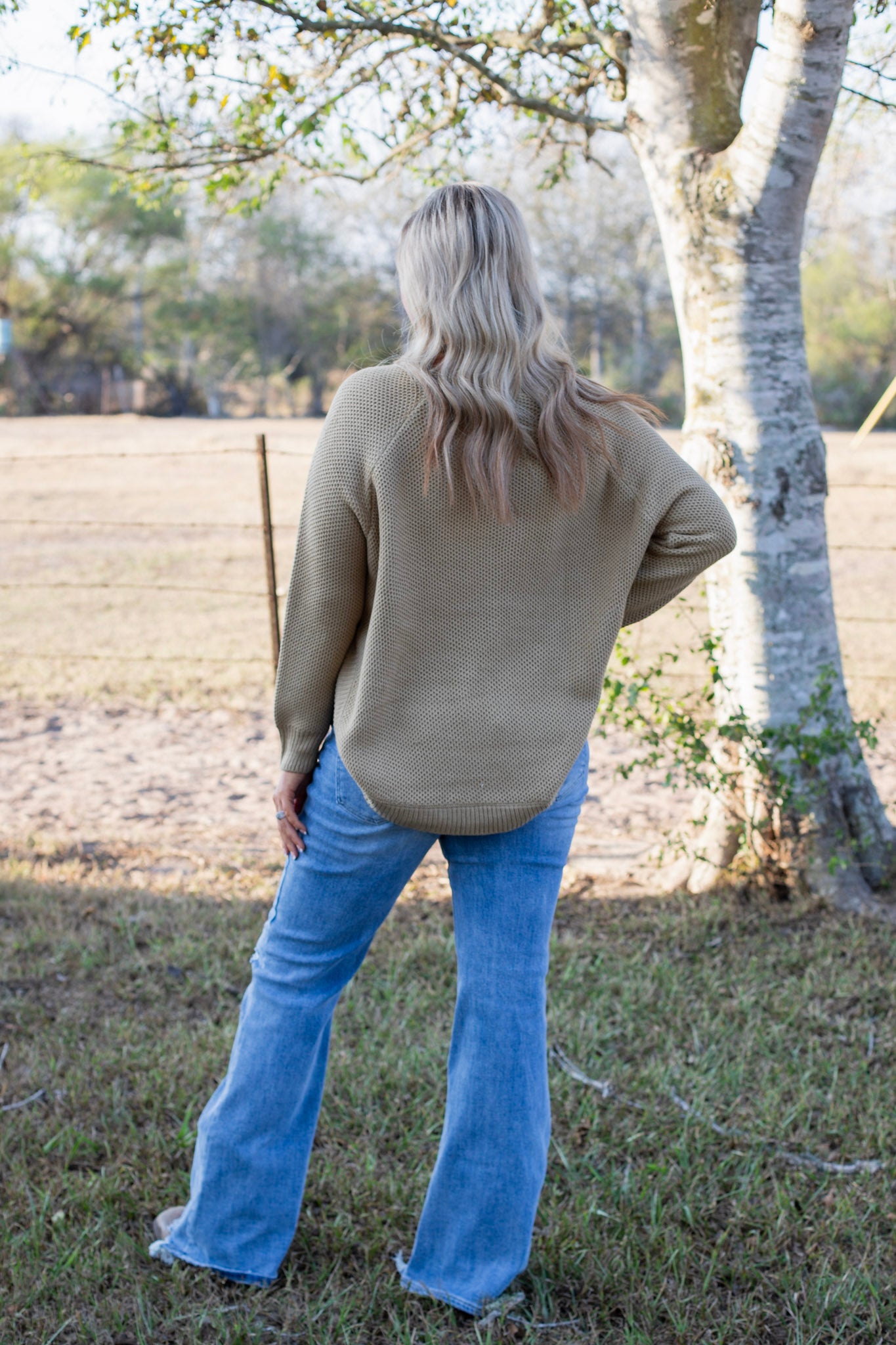 Buffalo Bend Sweater ~ Wheat