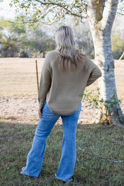 Buffalo Bend Sweater ~ Wheat