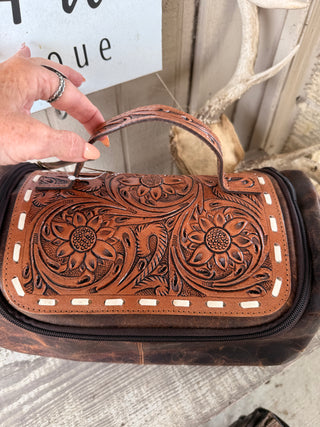 Ranch Hand Toiletry Bag ~ Leather