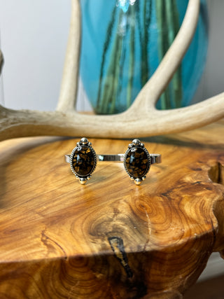 Mosaic Onyx & Tigers Eye Floating Cuff