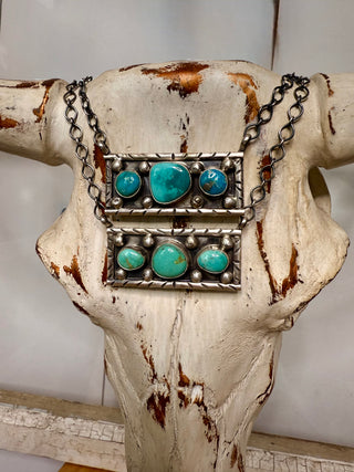 Lone Mountain Bar Necklace