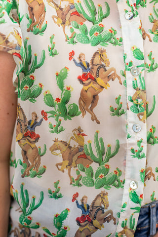 Cactus Cowgirl Blouse