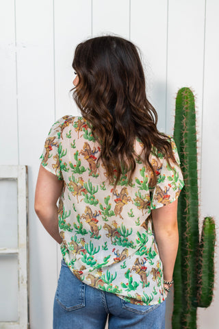 Cactus Cowgirl Blouse