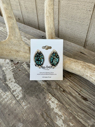 Mosaic Turquoise Earrings