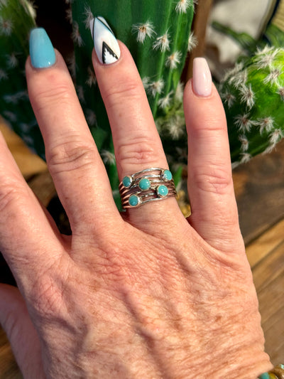 Bubble Turquoise Ring