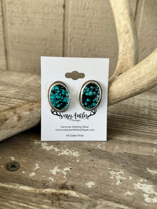 Hubei Turquoise Earrings