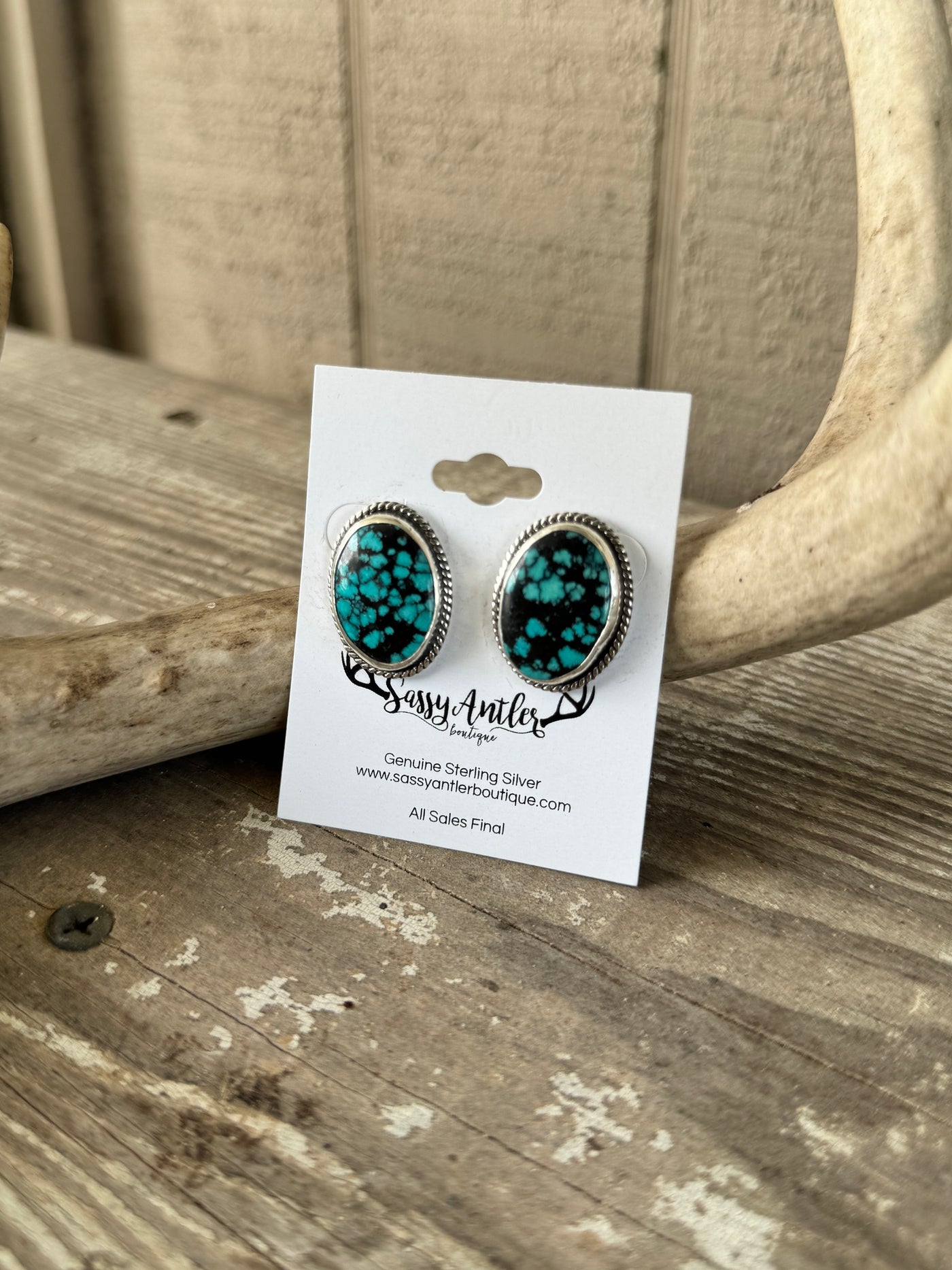 Hubei Turquoise Earrings