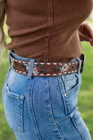 Whiskey Petals Belt