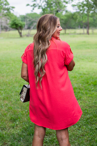 Easy Breezy Dress ~ Cherry