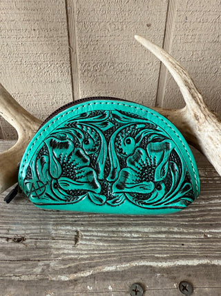 Vaquero Zip Pouch ~ Turquoise