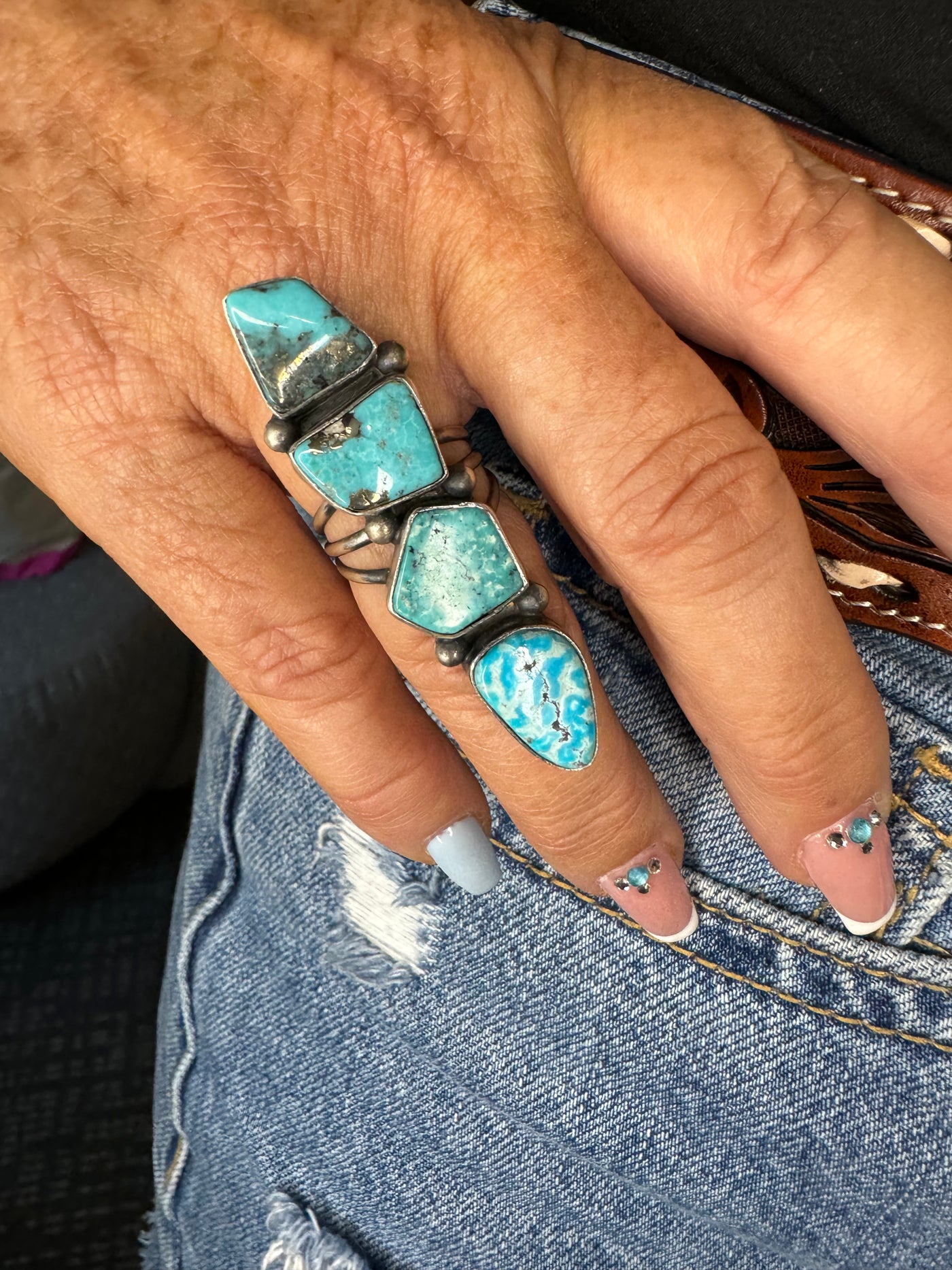 Sonoran Turquoise Four Stone Ring