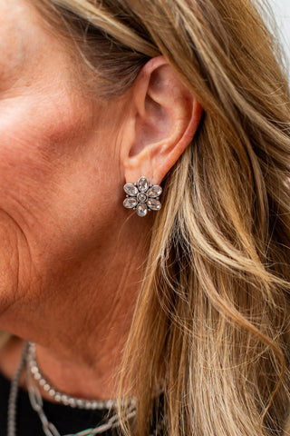 Petal Spark Stud Earrings