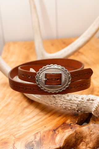 Cognac Maverick Belt