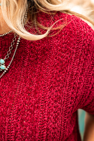 Saddle & Sangria Sweater