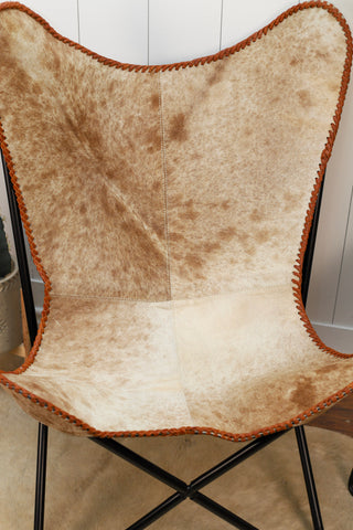 Ranch Hand Chair ~ Tan & White A