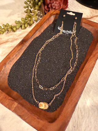 Agate Outlaw Necklace