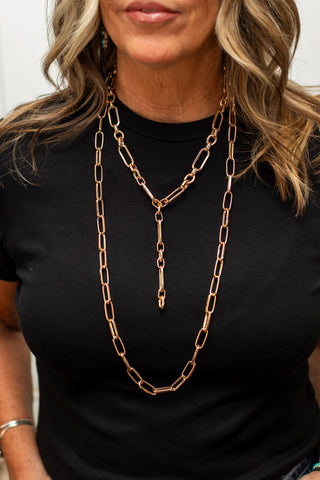 Western Drift Necklace ~ Gold