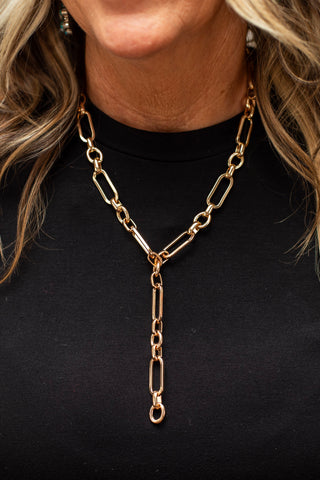 Western Drift Necklace ~ Gold