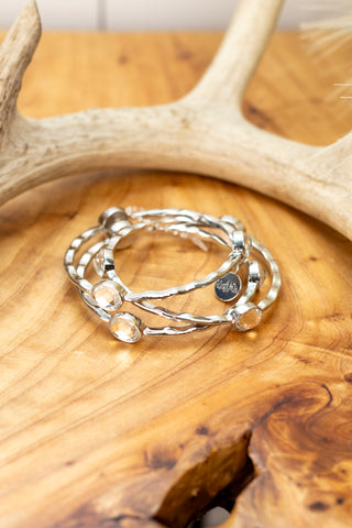 Diva Bangles ~ Silver