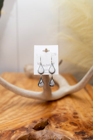 White Lightening Earrings