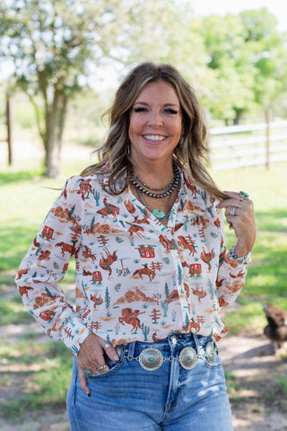 Cowpoke Chronicles Blouse