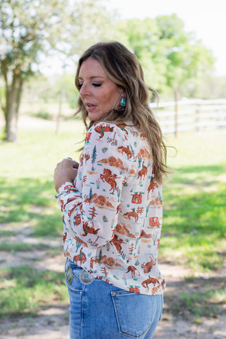 Cowpoke Chronicles Blouse