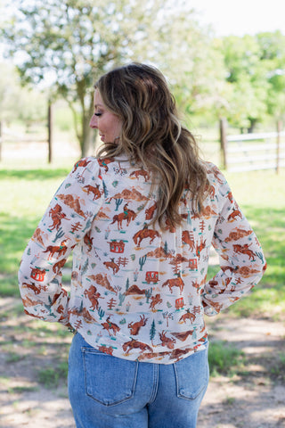 Cowpoke Chronicles Blouse