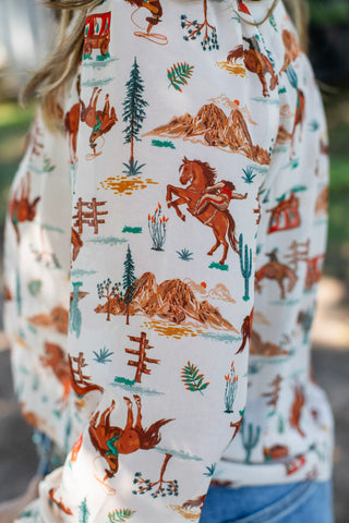 Cowpoke Chronicles Blouse