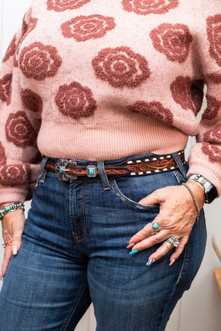 Floral Buckle Belt by Ariat