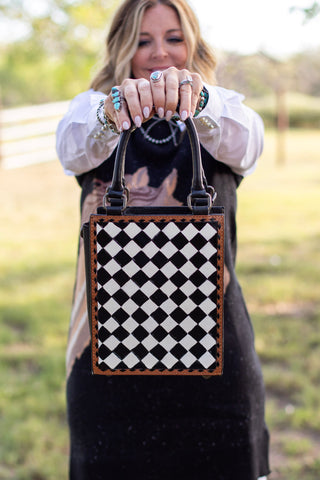 Checkmate Cowgirl Tote