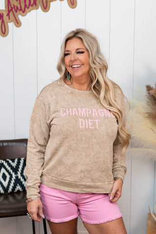 Champagne Diet Sweatshirt