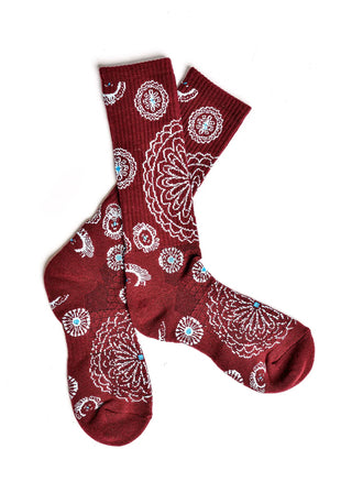 Lucky Chuck ~ Fringe Concho Cabaret Performance Socks