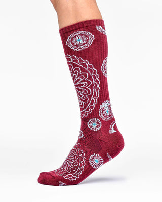 Lucky Chuck ~ Fringe Concho Cabaret Performance Socks