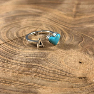 Heart Initial Ring