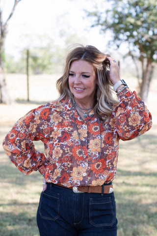 Vintage Bloom Blouse