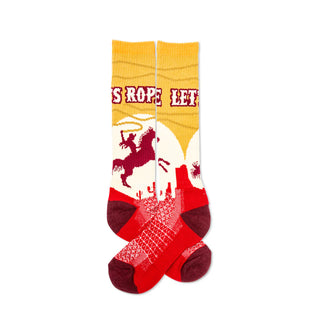 Lucky Chuck ~ Let"s Rope Performance Socks